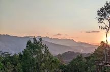 Sunrise at Punthuk Setumbu, Borobudur and Prambanan Temples