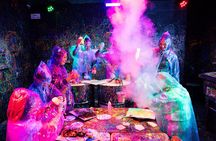 Incredible Neon Paint, Backlight, Splatter Room Experience