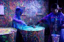 Incredible Neon Paint, Backlight, Splatter Room Experience