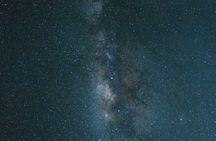 Night Star Walk on Snowshoes in the Finnish Wilderness