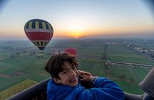 Hot air balloon ride over the Luxor