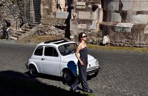 Beyond the Roman Walls | Vintage Fiat 500 & Timeless Photography
