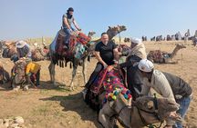 Camel Ride around the Pyramids at Sunrise or Sunset Private Tour