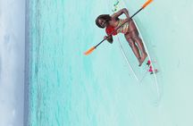 Luxury Clear Kayak and Drone Photoshoot at Kendwa Beach, Zanzibar