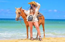 Punta Cana Beach Horseback Riding Adventure with Hotel Pickup