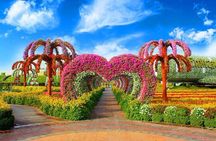 Dubai Miracle Garden and Global Village Combo Tour with Transfers