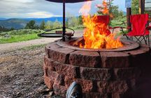 Winter on the Rocks adventure tour with smores