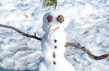 Winter on the Rocks adventure tour with smores