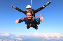 Thrilling Tandem Skydiving Experience near Riga