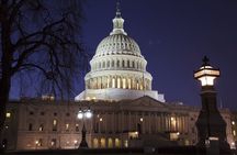 Washington DC Guided Night Tour Monuments Lit Up by Electric Cart
