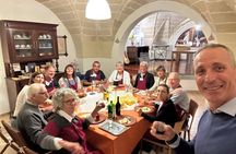 Cooking class with family and in the garden of an old boathouse
