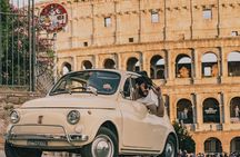 Rome Free Fiat Cinquecento Tour with Photoshoot 