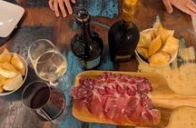 Wine Tasting with Parmesan and Ham Board in Parma