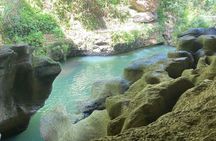 Cave Waterfall and Beach Exploration with Food Stop San Juan