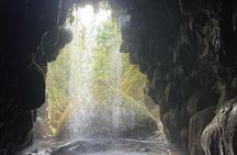 Cave Waterfall and Beach Exploration with Food Stop San Juan