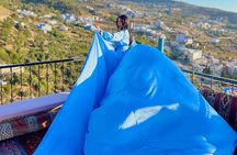 Flying Dress photoshoot in Chefchaouen 