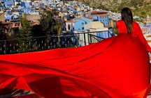 Flying Dress photoshoot in Chefchaouen 