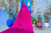 Flying Dress photoshoot in Chefchaouen 