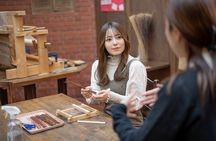 Igusa Weaving Workshop in Kurashiki Bikan District, Café Option