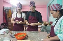 Nepali Food Cooking Class with Family in Kathmandu near Thamel 
