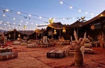 Agafay Desert sunset: Camel and quad bike+Dinner with fire show