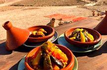 Agafay Desert sunset: Camel and quad bike+Dinner with fire show