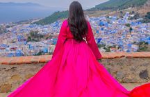 Flying Dress pro photoshoot in Chefchaouen 