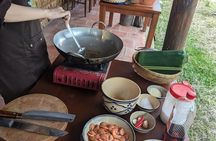 Making Mekong Style Bánh xèo Mekong Rustic Can Tho Hideaway 