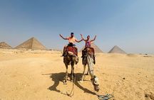 Private tour Giza Pyramids & Grand Egyptian Museum & Lunch &Camel