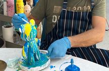 Create Your Own Bear Fluid Art Workshop in Alicante