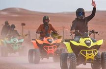 Marrakech: Agafay desert experience Quad and camel & dinner show