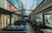 NYC Bustronome Gourmet Sightseeing Dinner tour Panoramic Bus