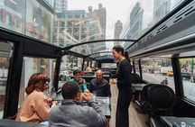 NYC Bustronome Gourmet Sightseeing Dinner tour Panoramic Bus