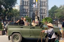 Hanoi City Jeep Tour: City Landmarks & Banana Island (A Start up)