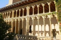 Olite Royal Palace and snack in a medieval village from Pamplona