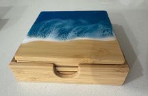  Make Your Own Maui Souvenir: Ocean Resin Coaster Class 