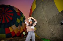 Teotihuacan balloon flight with cave breakfast and CDMX pickup