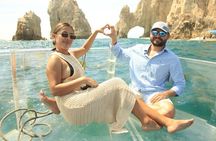 Los Cabos Transparent Boat Experience towards the Arch