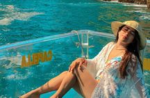 Los Cabos Transparent Boat Experience towards the Arch