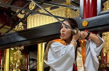 Samurai Swordsmanship Lesson at a rented temple