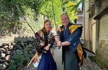 Samurai Swordsmanship Lesson at a rented temple