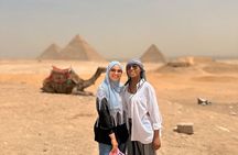 Grand Egyptian Museum with Giza Pyramids And Great Sphinx