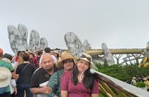 Golden bridge and Dragon bridge tour in Da Nang from Chan May port with a guide