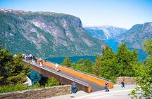 Guided day Tour - Nærøyfjord Cruise, Flåm & Stegastein Viewpoint