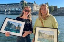 Paris Watercolor Workshop – Create Your Own Framed Paris Souvenir