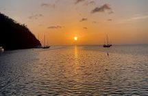 Piton Party Sunset Cruise to Sugar Beach