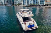 62ft + Free Hour Miami Yacht Rental 3-6 Hours up to 13 People