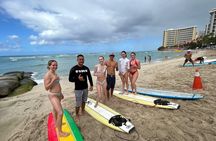 Surfing Waikiki with local Firefighters 