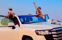 Desert Safari Tour by Car with BBQ and Live Performances