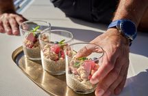 Chania Old Port All-inclusive Catamaran Cruise to Agioi Theodori